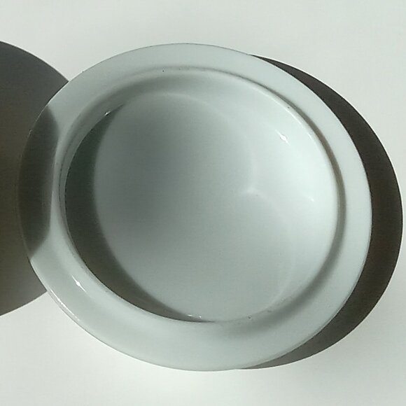 Otagiri Vintage Porcelain Trinket Box, White Kitten with Ballet Shoe, Cute - Picture 10 of 13